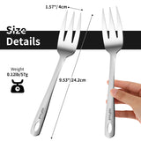 Dinner Fork, XX-Inch Length, 1Pc 304 Stainless Steel Meat Fork with Mirror Finish, Dishwasher Safe, Ideal for Home and Restaurant Use