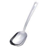 9.45-inch Square Head Spoon, 304 Stainless Steel Thick and Heavy Duty, Korean Style Square Soup, Sugar, Table, and Dinner Spoon, 1 Piece