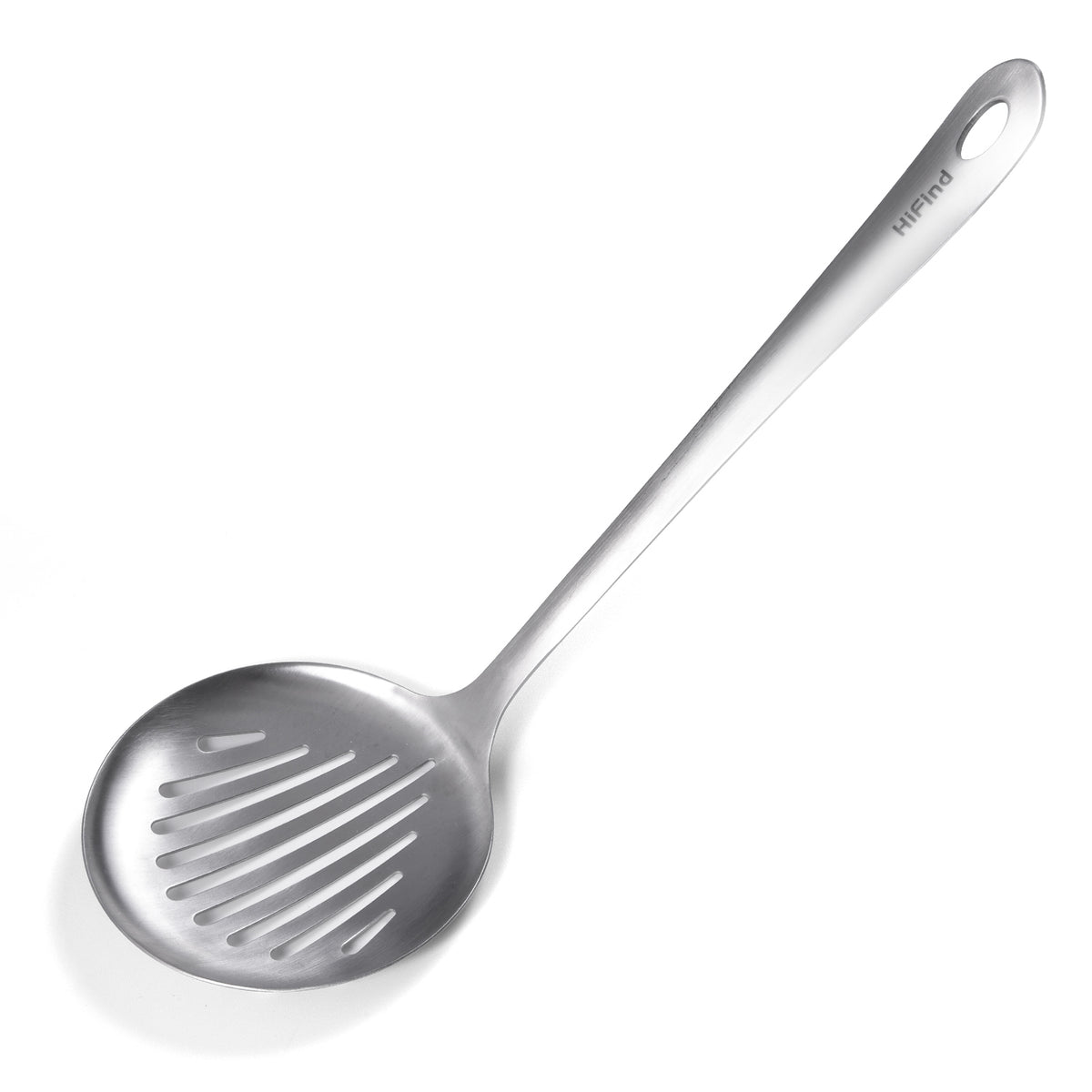 13in Skimmer Slotted Spoon, Large 304 Stainless Steel Serving Spoon for Kitchen Quick Cooking Straining with High Heat Resistant for Buffet, Dinner, Restaurants, Kitchen 1Pc