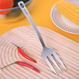 Dinner Fork, 9.45 Inches 304 Stainless Steel Salad Fork, Table Fork, Flatware Fork, Mirror Finish Dishwasher Safe, Use for Home Kitchen Restaurant 1Pc